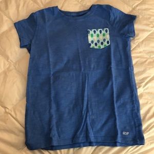 Girls L Vineyard Vines pocket T